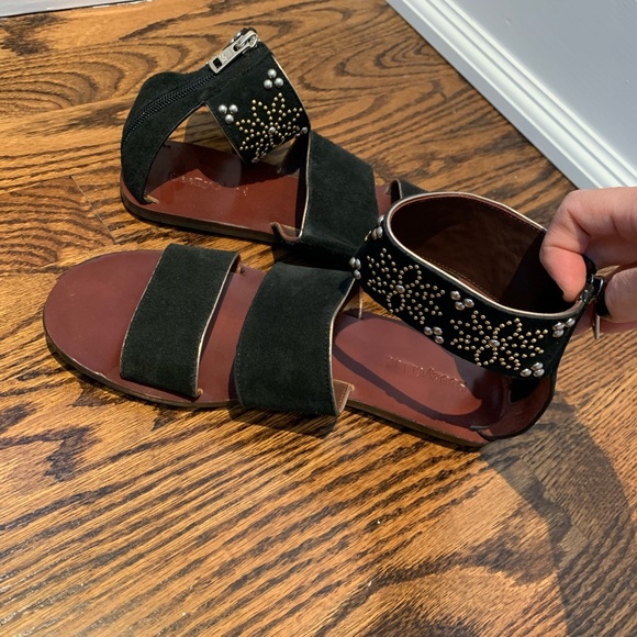 See by Chloe gladiator sandals in black suede size 38.5 - Picture 3 of 4